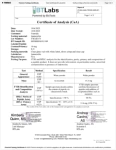 Ipamorelin 10mg purity