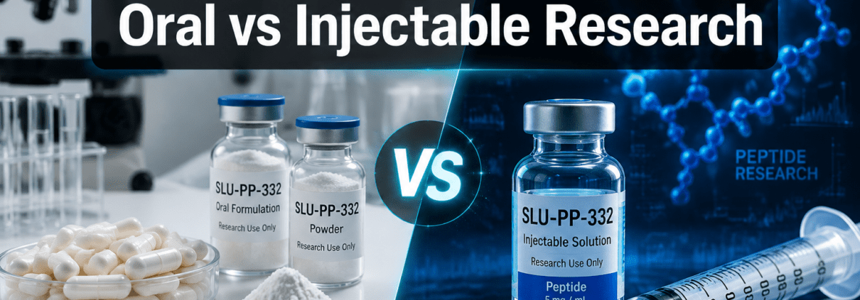 slupp332 oral versus injectable research