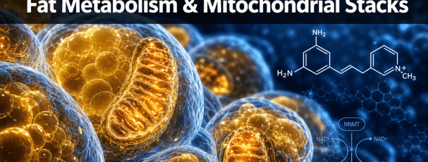 5-Amino-1MQ Peptide Research: NNMT Inhibition, Fat Metabolism, and Why It Is Often Paired With Mitochondrial Stacks