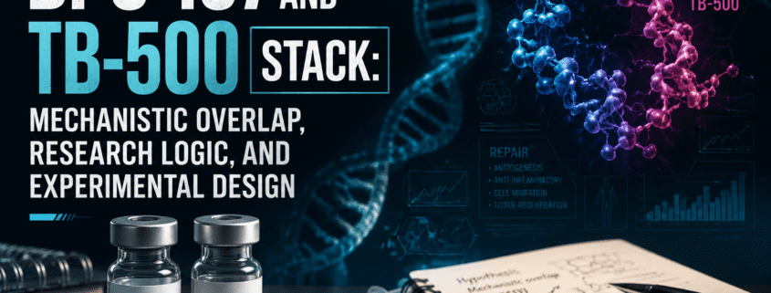 BPC-157 and TB-500 Stack: Mechanistic Overlap, Research Logic, and Experimental Design