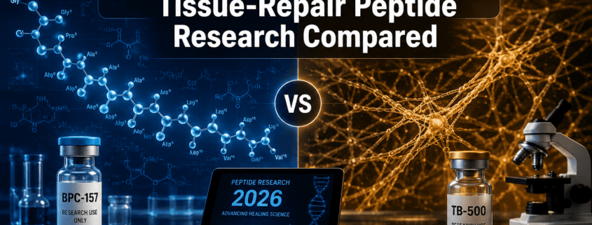 BPC-157 vs TB-500: What Each Peptide Does in Tissue-Repair Research and When Comparison Makes Sense
