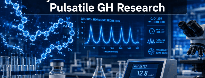 CJC-1295 Without DAC for Pulsatile GH Research: Why Shorter Half-Life Can Be an Advantage