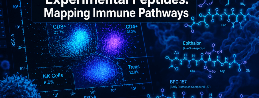 Cluster of Differentiation Markers and Experimental Peptides: Mapping Immune Pathways for Selank, Epithalon, and BPC‑157