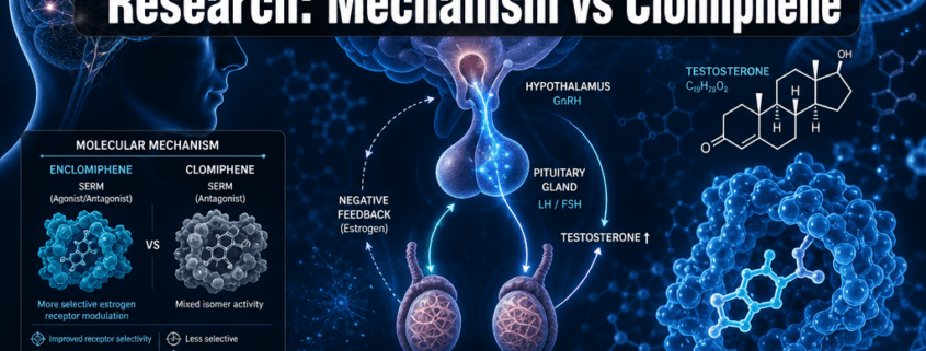 Enclomiphene in Male Endocrine Research: Mechanism vs Clomiphene and Overlaps With Luteinizing Phase Physiology