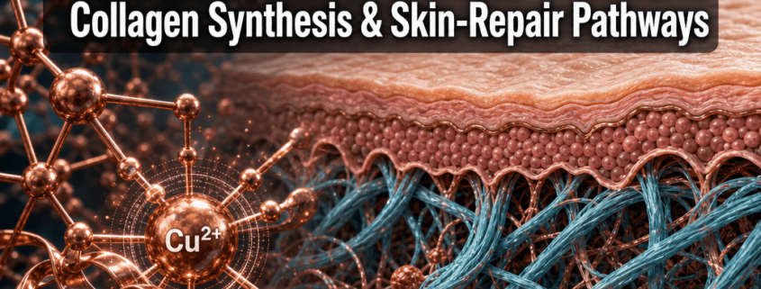 GHK-Cu Peptide: Copper Binding, Collagen Synthesis, and Skin-Repair Pathways in Laboratory Models