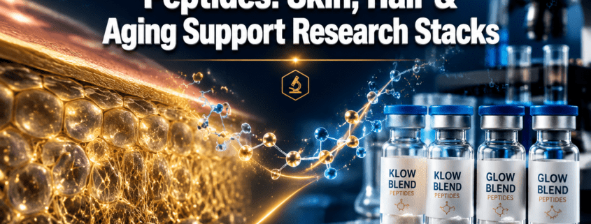 Glow Blend and Klow Blend Peptides: Example Stacks for Skin, Hair, and ‘Aging Support’ Research Only