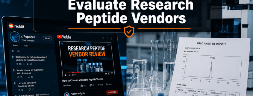 How Online Communities Evaluate Research Peptide Vendors: Lessons from Reddit, YouTube, and Lab Forums