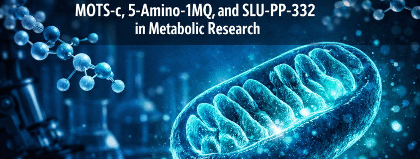 Mitochondria and Experimental Peptides: How MOTS‑c, 5‑Amino‑1MQ, and SLUPP332 Are Used in Metabolic Research Models
