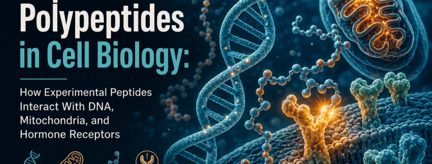 Peptides and Polypeptides in Cell Biology: How Experimental Peptides Interact With DNA, Mitochondria, and Hormone Receptors