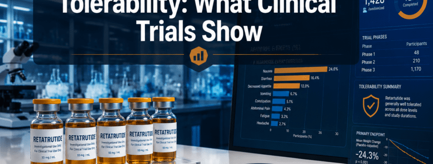 Retatrutide Side Effects, Tolerability, and Dose Escalation: What the Clinical Literature Shows