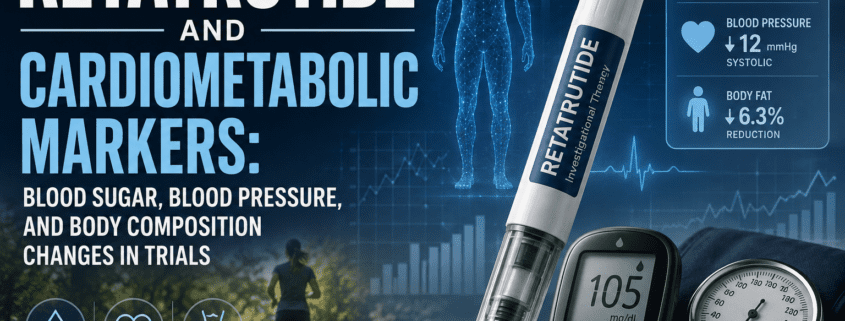 Retatrutide and Cardiometabolic Markers: Blood Sugar, Blood Pressure, and Body Composition Changes in Trials