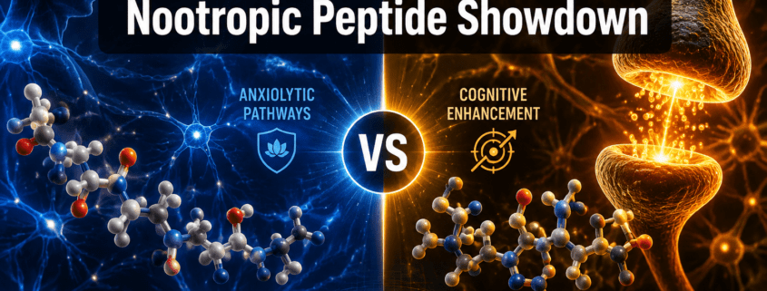 Selank vs Semax: Comparing Anxiolytic and Nootropic Peptides, Mechanisms, and Nasal Delivery