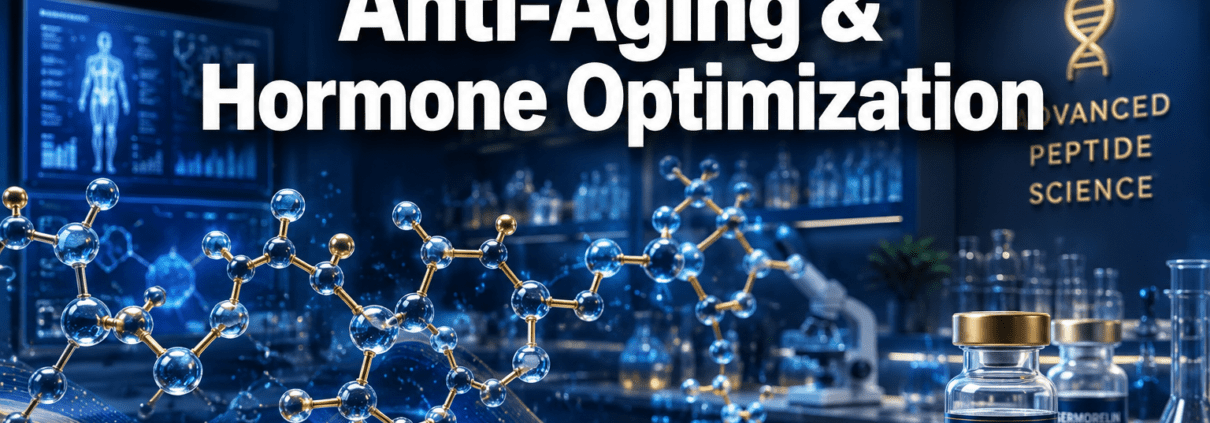 Sermorelin for anti-aging and hormone optimization