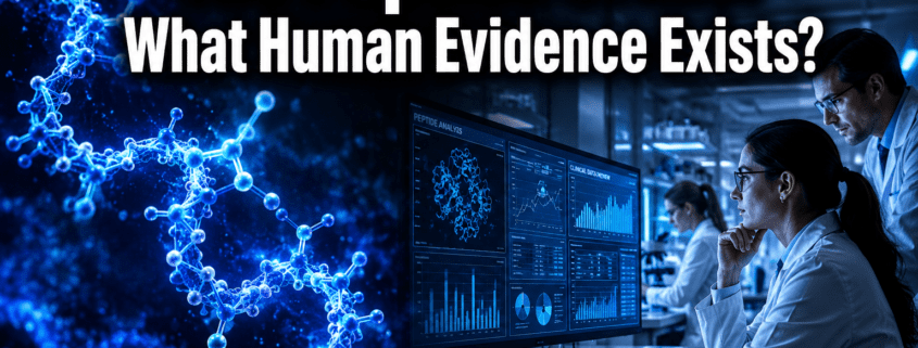 The Peptide Craze: What Human Evidence Exists for Research-Only Peptides and Why That Matters for Search Intent